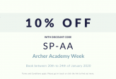 Archer Academy Week -Exclusive Discount Offer!